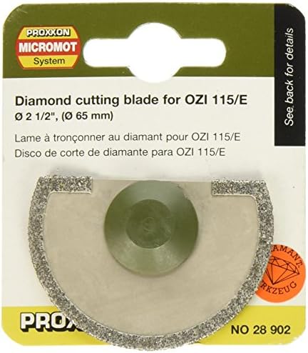 Proxxon 28902 להב חיתוך יהלום עבור Ozi/E, 2 1/2 , כסף | מכסף מתכתי